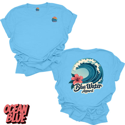 Vintage Graphic Tee - Hibiscus Wave by Blue Water Apparel