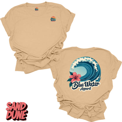 Vintage Graphic Tee - Hibiscus Wave by Blue Water Apparel