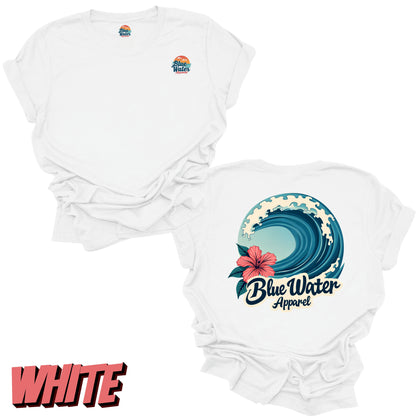 Vintage Graphic Tee - Hibiscus Wave by Blue Water Apparel