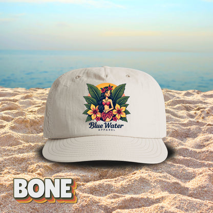 Vintage Graphic Surf Cap - Island Girl by Blue Water Apparel