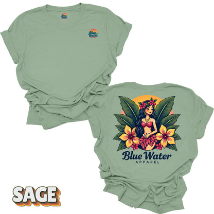 Vintage Graphic Tee - Island Girl by Blue Water Apparel
