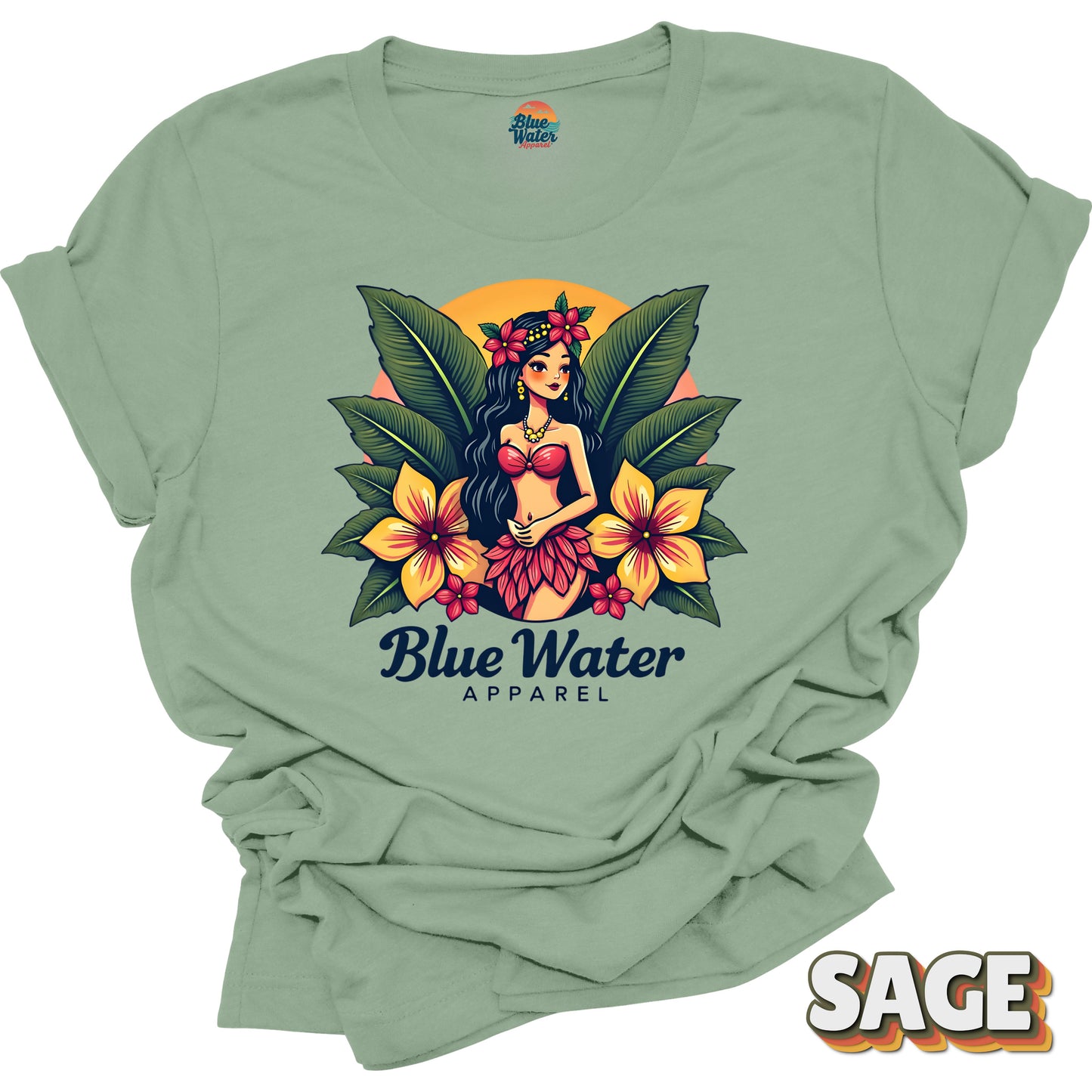 Vintage Graphic Tee - Island Girl by Blue Water Apparel