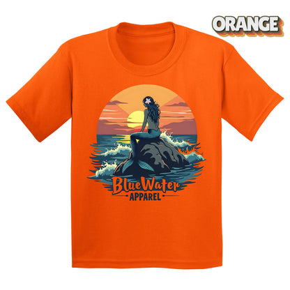 Vintage Graphic Kid's Tee - Vintage Mermaid by Blue Water Apparel