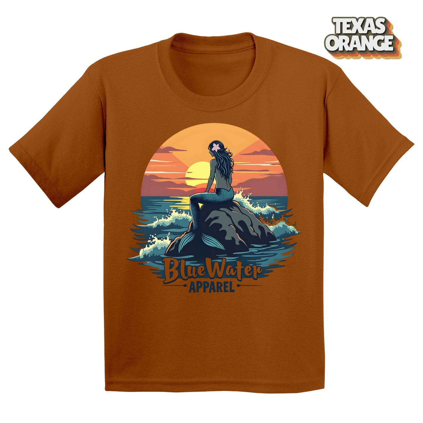 Vintage Graphic Kid's Tee - Vintage Mermaid by Blue Water Apparel