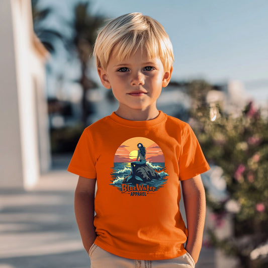 Vintage Graphic Kid's Tee - Vintage Mermaid by Blue Water Apparel