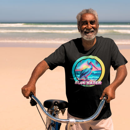 Retro Graphic Tee - Retro Pelican by Blue Water Apparel