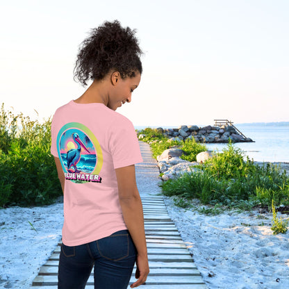 Retro Graphic Tee - Retro Pelican by Blue Water Apparel
