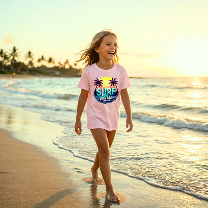 Retro Graphic Kid's Tee - Retro Surf by Blue Water Apparel