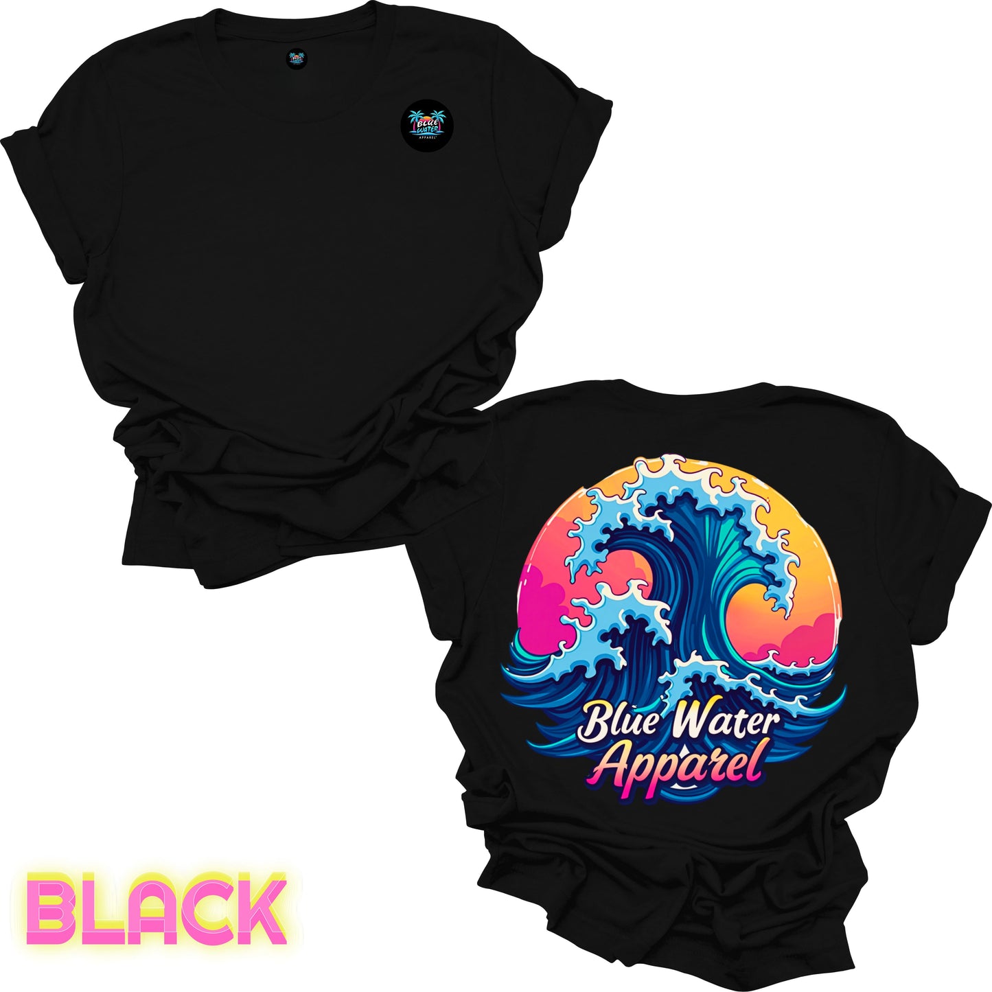 Retro Graphic Tee - Retro Wave by Blue Water Apparel