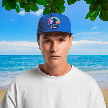 Retro Graphic Surf Cap - Retro Wave by Blue Water Apparel