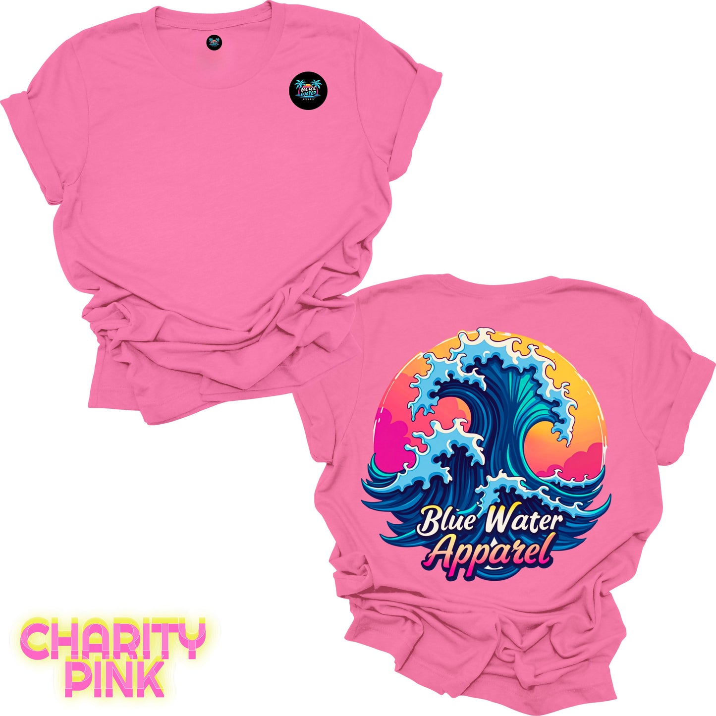 Retro Graphic Tee - Retro Wave by Blue Water Apparel