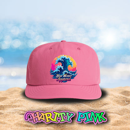 Retro Graphic Surf Cap - Retro Wave by Blue Water Apparel