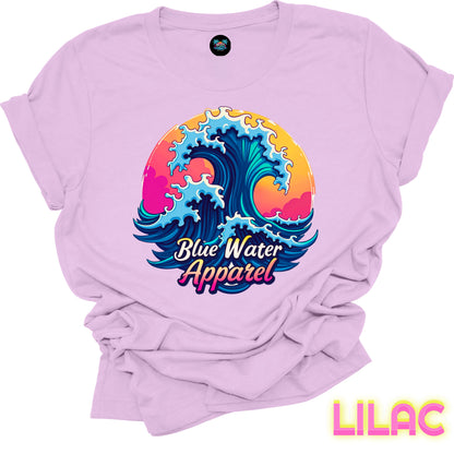 Retro Graphic Tee - Retro Wave by Blue Water Apparel