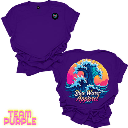 Retro Graphic Tee - Retro Wave by Blue Water Apparel