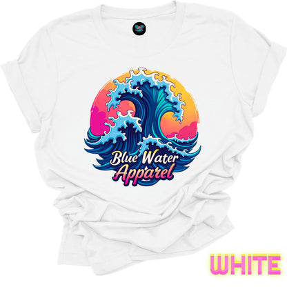 Retro Graphic Tee - Retro Wave by Blue Water Apparel