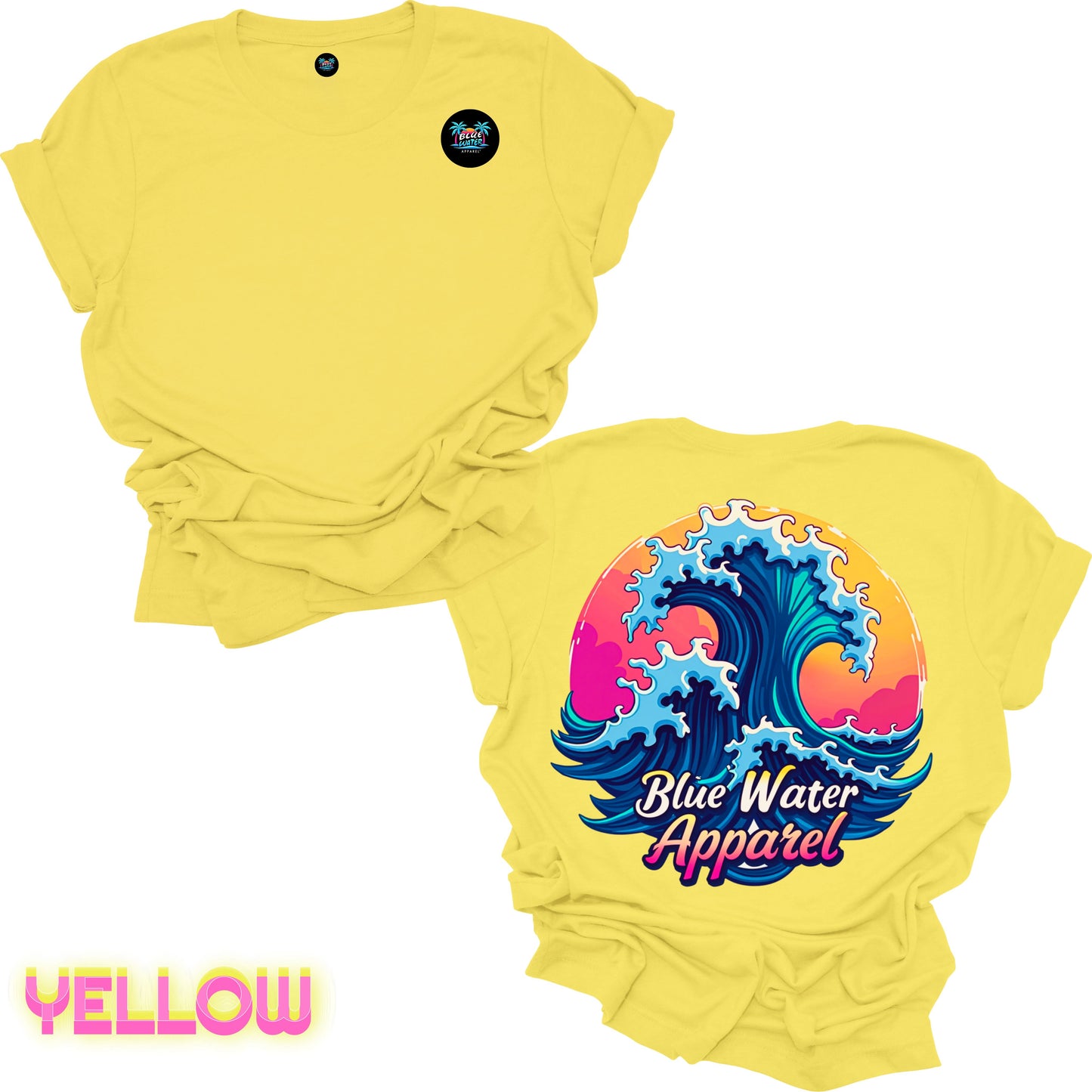 Retro Graphic Tee - Retro Wave by Blue Water Apparel