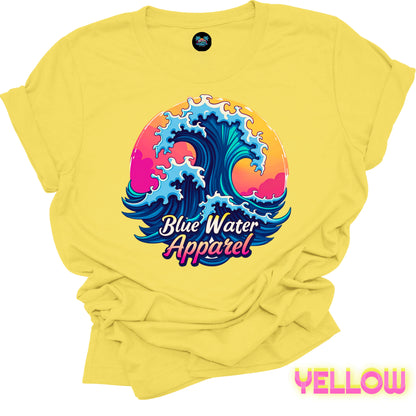 Retro Graphic Tee - Retro Wave by Blue Water Apparel