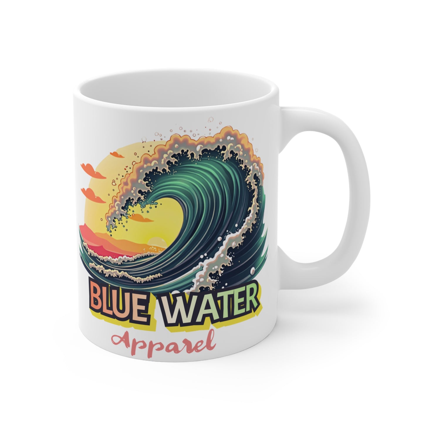 Vintage Surf 11oz Ceramic Mug by Blue Water Apparel