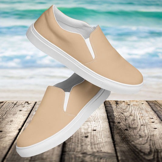 Sand Dune Men’s Slip-On Canvas Shoes to Match Our Hibiscus Wave Collection T-Shirts!