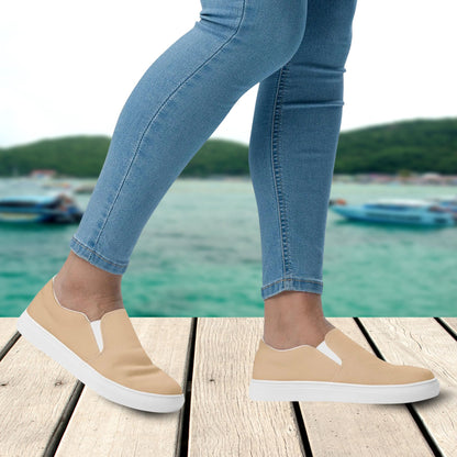 Sand Dune Women’s Slip-On Canvas Shoes to Match Our Hibiscus Wave Collection T-Shirts!