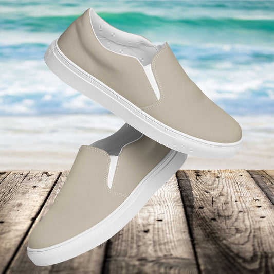 Sand Men’s Slip-On Canvas Shoes to Match Our Vintage Collection Hooded Sweatshirts!
