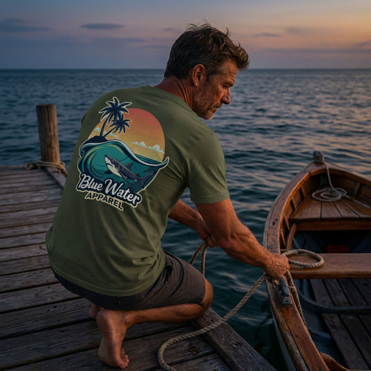 Shark Wave Adult Tee