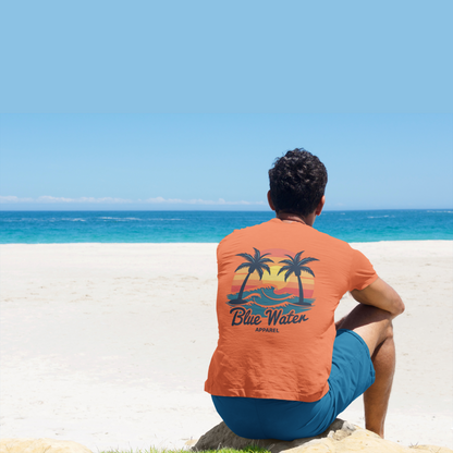 Vintage Graphic Tee - Vintage Sunset by Blue Water Apparel