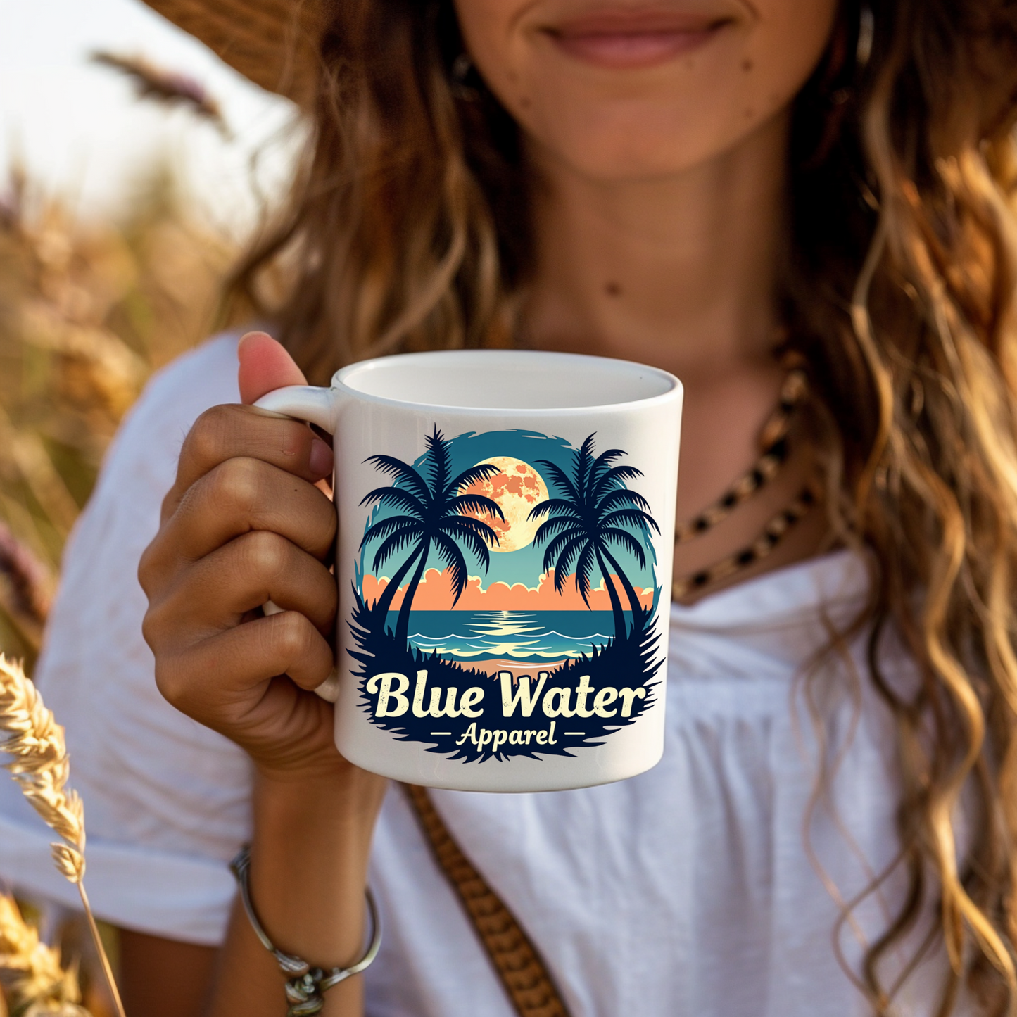 Tropical Moon 11oz. Mug by Blue Water Apparel