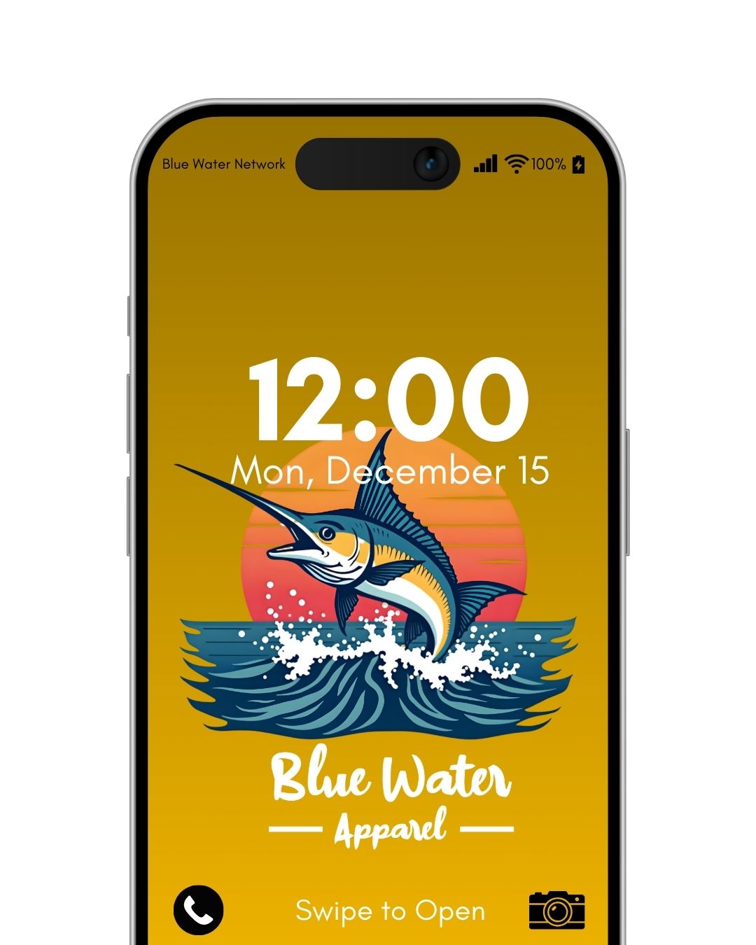 vintage marlin mustard yellow mockup by blue water apparel