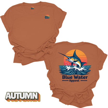 Vintage Graphic Tee - Vintage Marlin by Blue Water Apparel