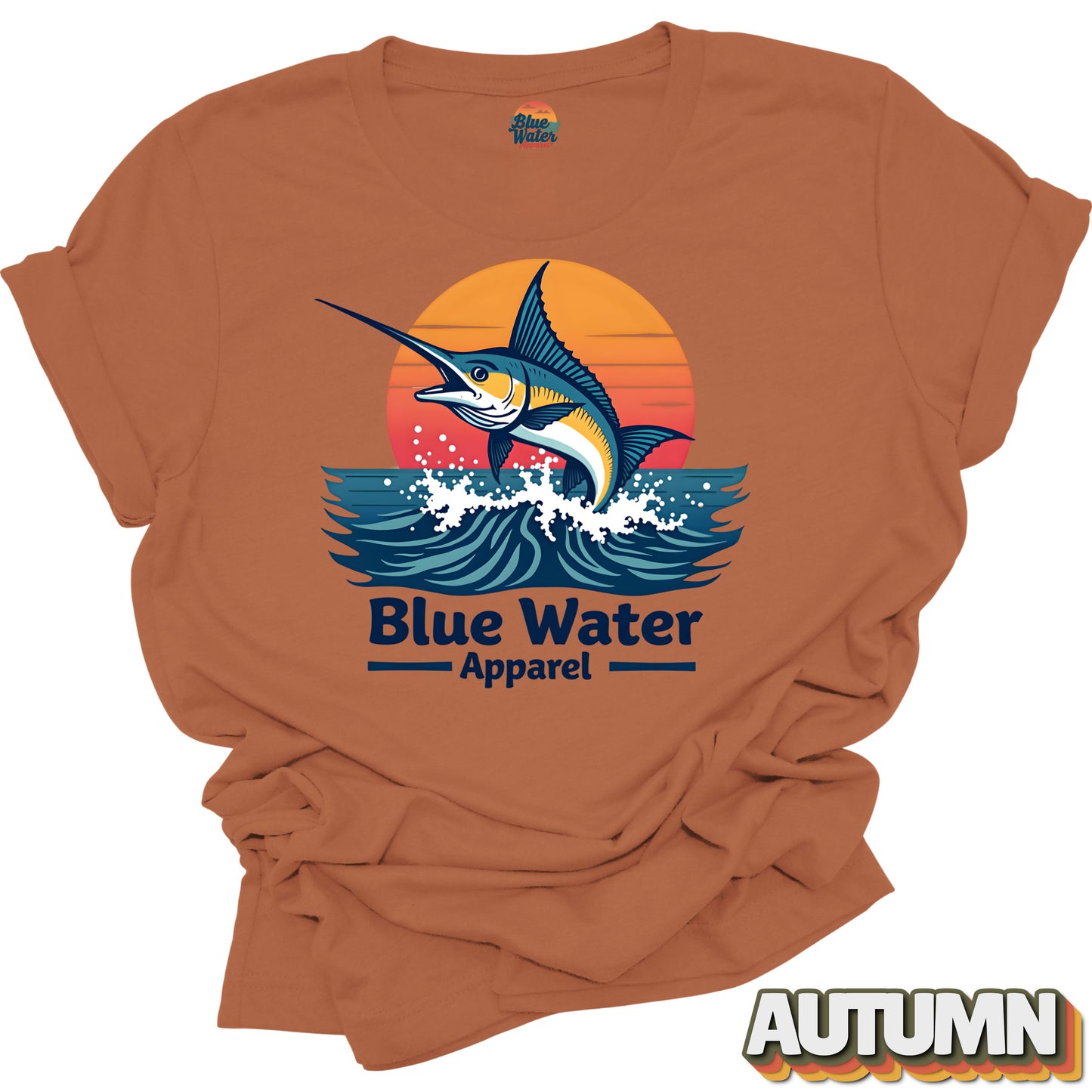 Vintage Graphic Tee - Vintage Marlin by Blue Water Apparel