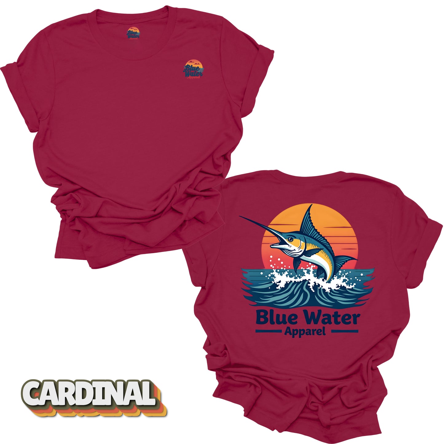 Vintage Graphic Tee - Vintage Marlin by Blue Water Apparel