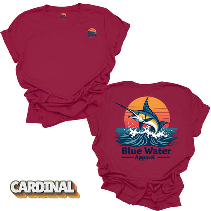 Vintage Graphic Tee - Vintage Marlin by Blue Water Apparel