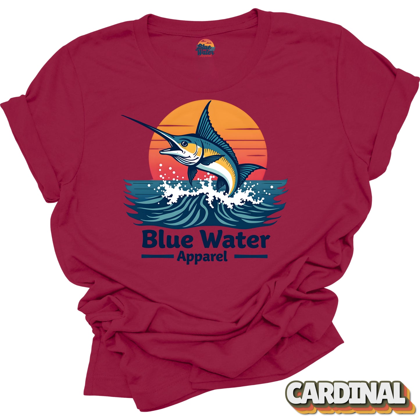 Vintage Graphic Tee - Vintage Marlin by Blue Water Apparel