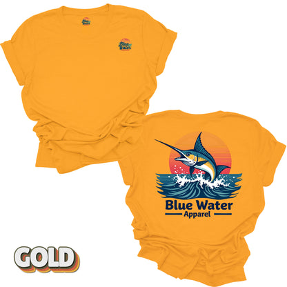 Vintage Graphic Tee - Vintage Marlin by Blue Water Apparel