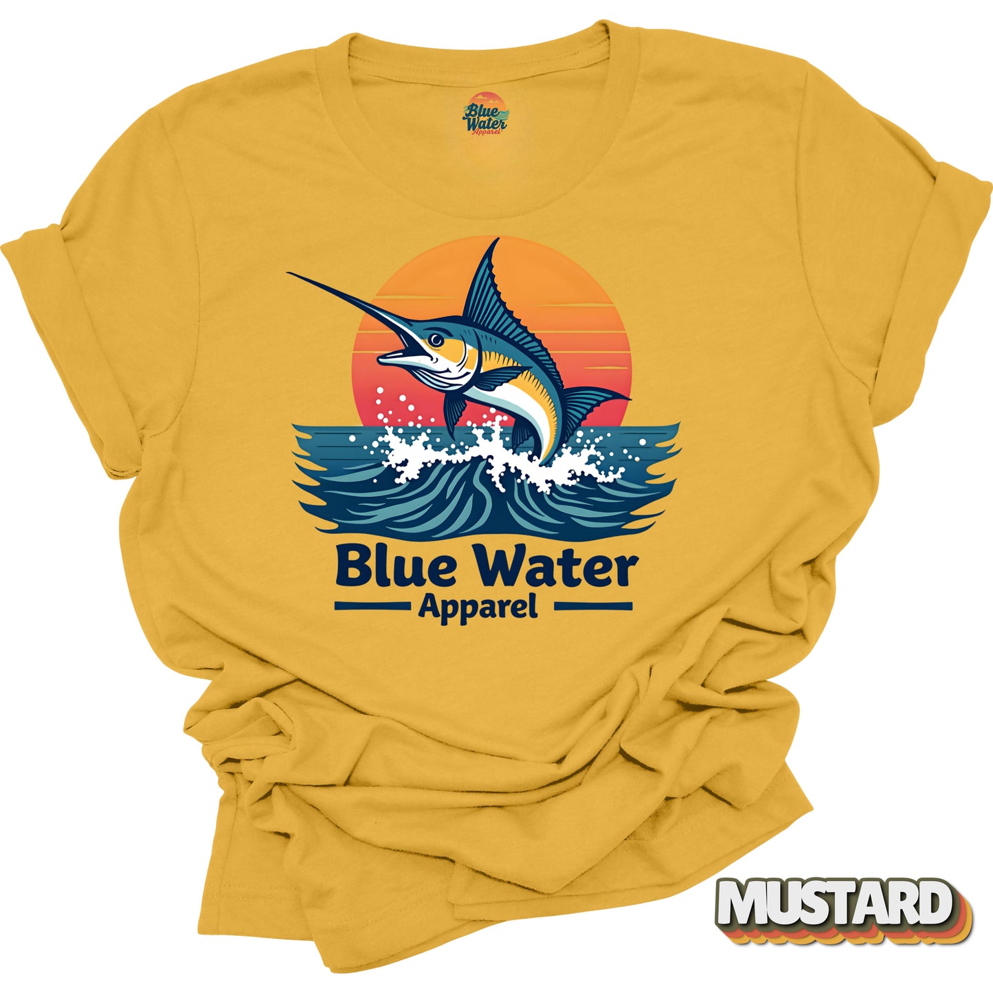 Vintage Graphic Tee - Vintage Marlin by Blue Water Apparel