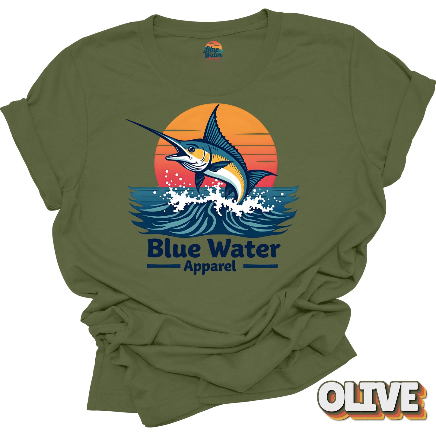 Vintage Graphic Tee - Vintage Marlin by Blue Water Apparel