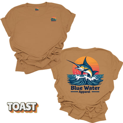 Vintage Graphic Tee - Vintage Marlin by Blue Water Apparel
