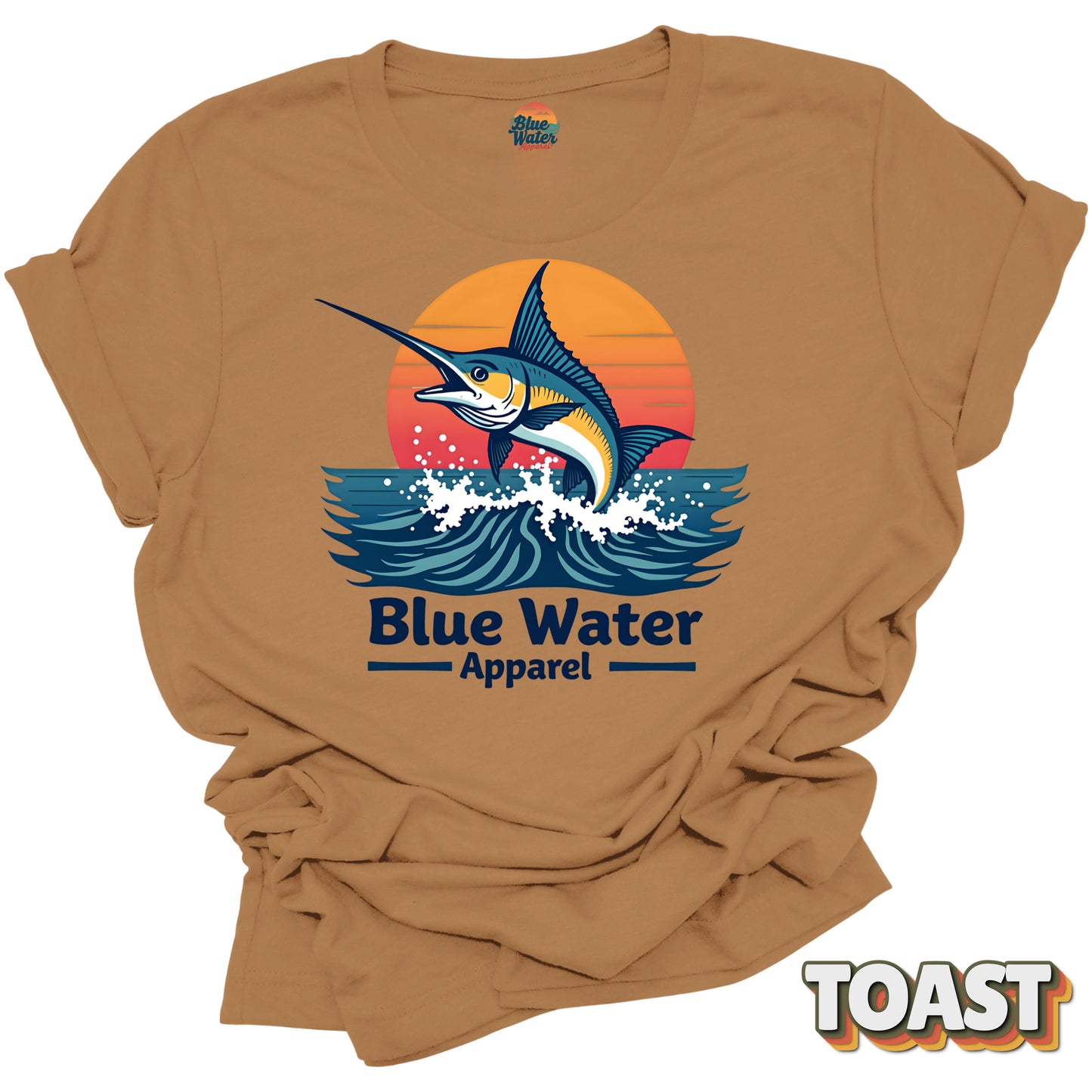 Vintage Graphic Tee - Vintage Marlin by Blue Water Apparel