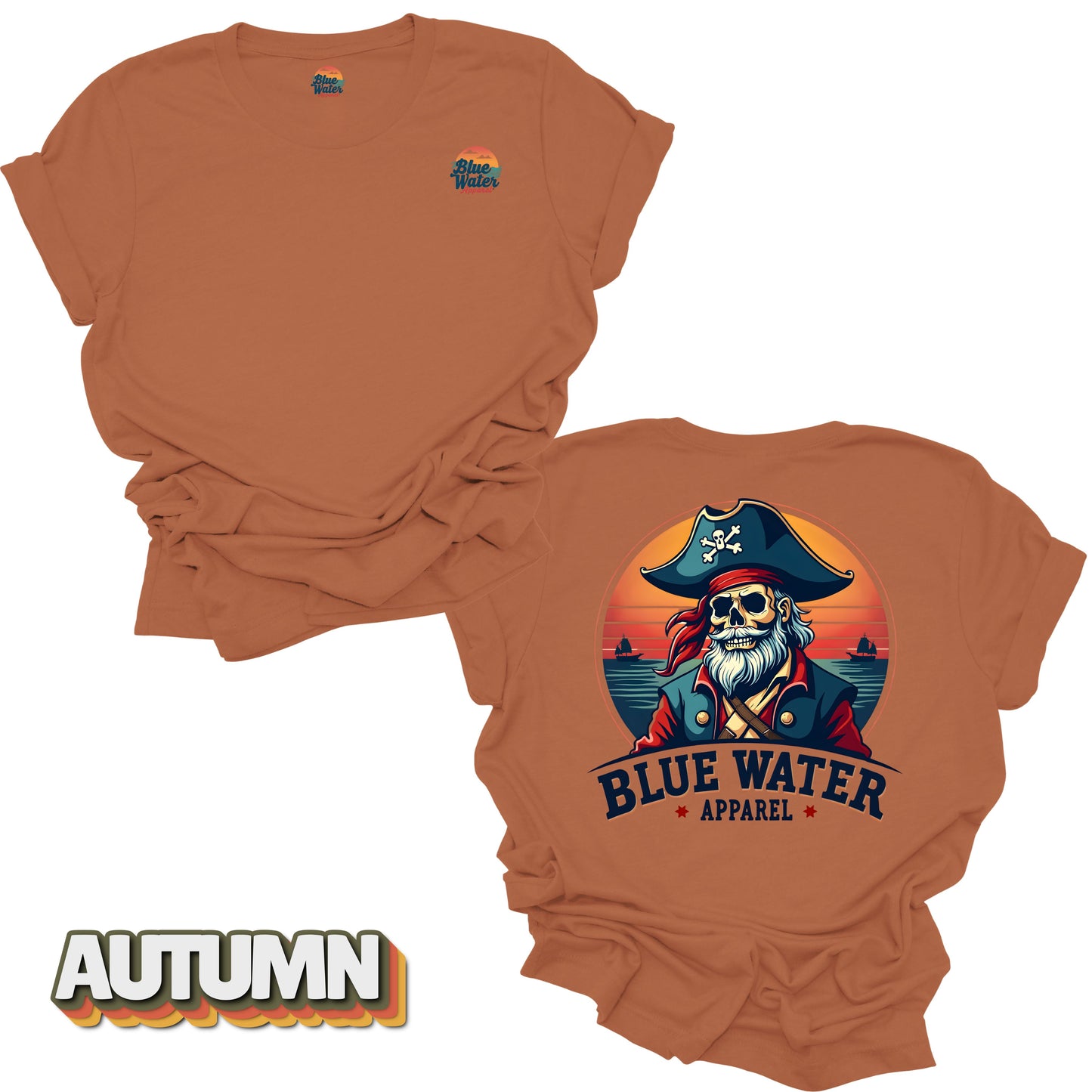 Vintage Graphic Tee - Vintage Pirate by Blue Water Apparel