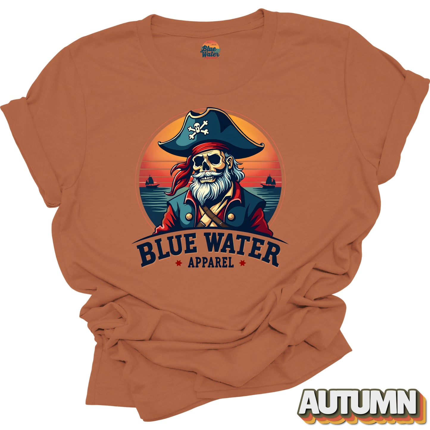 Vintage Graphic Tee - Vintage Pirate by Blue Water Apparel