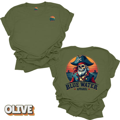 Vintage Graphic Tee - Vintage Pirate by Blue Water Apparel