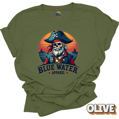 Vintage Graphic Tee - Vintage Pirate by Blue Water Apparel