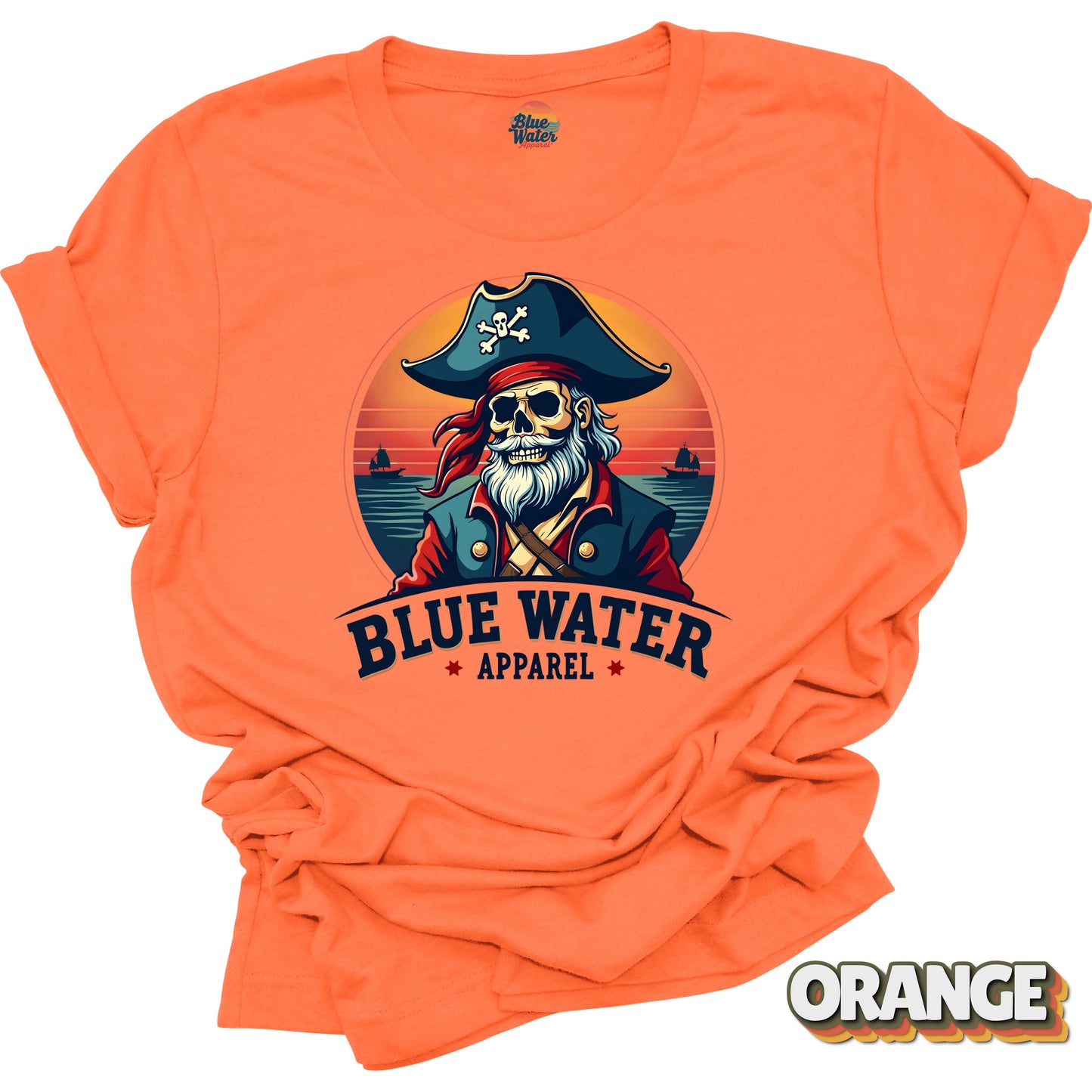Vintage Graphic Tee - Vintage Pirate by Blue Water Apparel