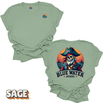 Vintage Graphic Tee - Vintage Pirate by Blue Water Apparel