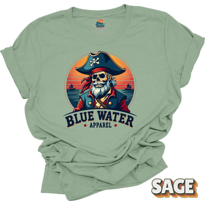Vintage Graphic Tee - Vintage Pirate by Blue Water Apparel