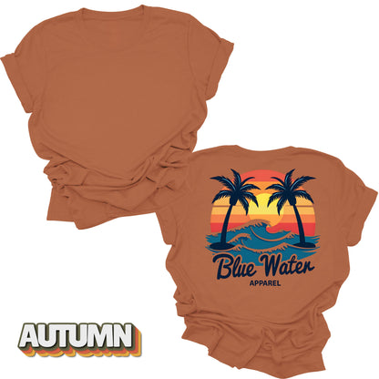 Vintage Graphic Tee - Vintage Sunset by Blue Water Apparel