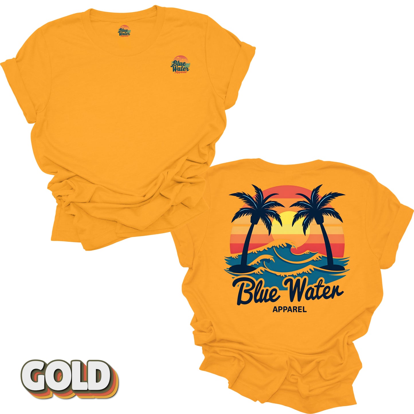Vintage Graphic Tee - Vintage Sunset by Blue Water Apparel