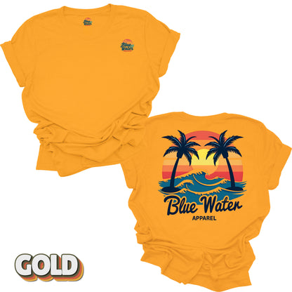 Vintage Graphic Tee - Vintage Sunset by Blue Water Apparel