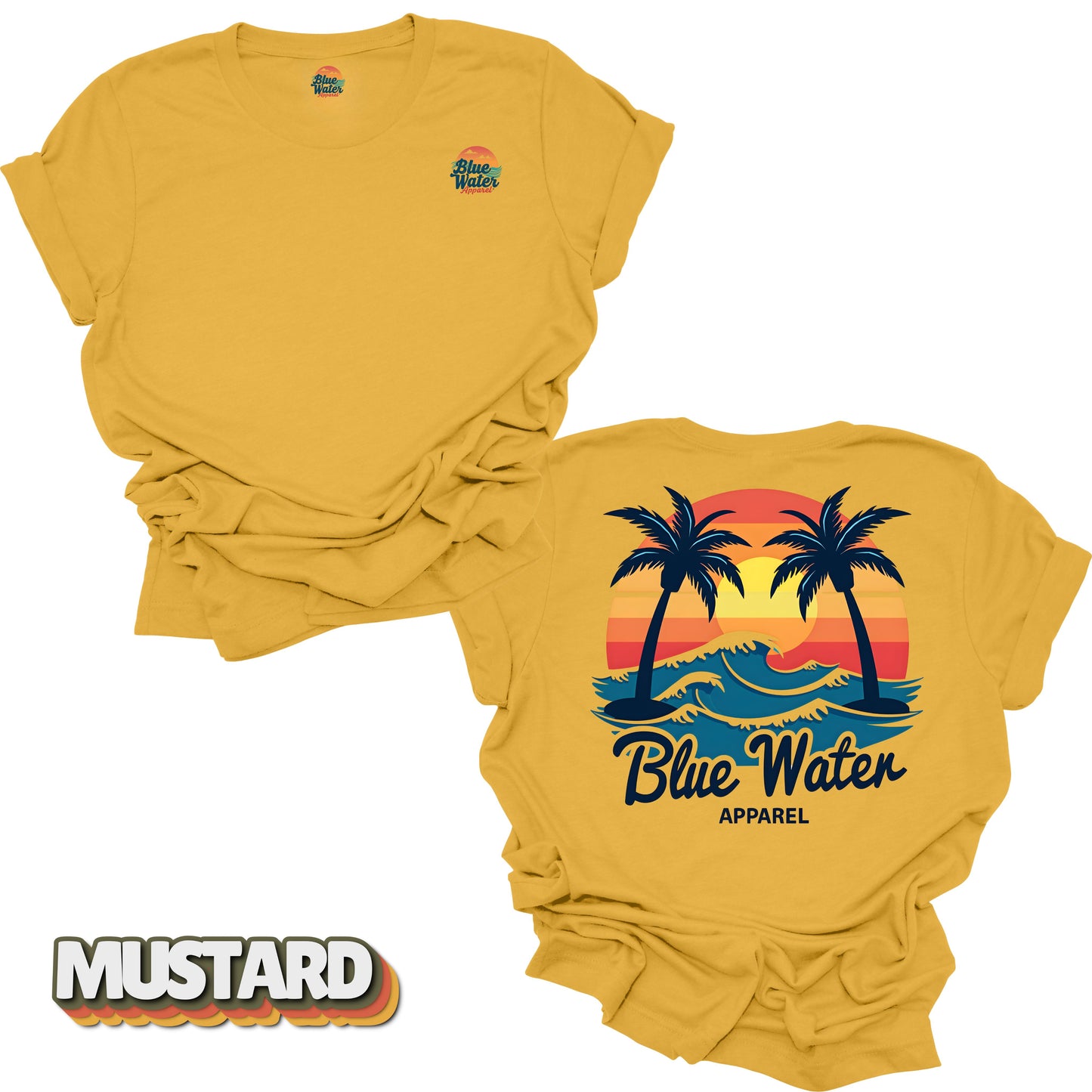 Vintage Graphic Tee - Vintage Sunset by Blue Water Apparel